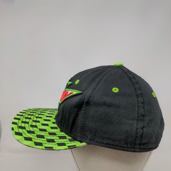 Mountain Dew Snapback Hat Multicolor One Size Adjustable Embroidered 6 Panel - Picture 3 of 7